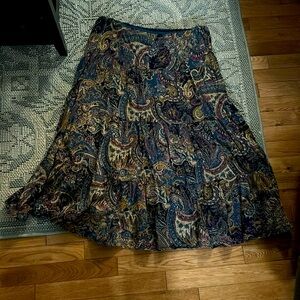 Nice long flowy skirt for summer.